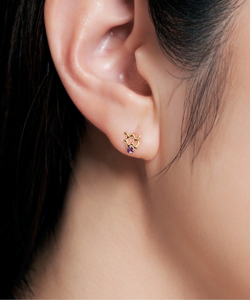 Jewel closet by L&Co.（ジュエルクローゼットバイエルアンドコー）の「K18 星座/ホロスコープ ピアス（ピアス（両耳用）・レディース・その他5/その他3/その他2/その他1/その他10/その他8/その他6/その他12/その他9/その他7/その他4/その他11・FREE）」の21枚目の写真