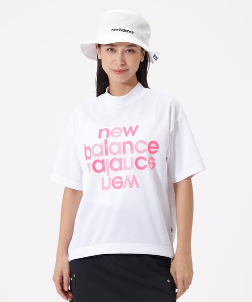 セール】ハーフスリーブ モックネック プルオーバー (WOMENS)（Tシャツ