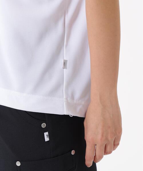 New Balance Golf(ニューバランスゴルフ)の「ハーフスリーブ モックネック プルオーバー (WOMENS)(Tシャツ/カットソー・レディース・イエロー系その他/ブラック/ホワイト・LARGE/MEDIUM/SMALL)」の6枚目の写真