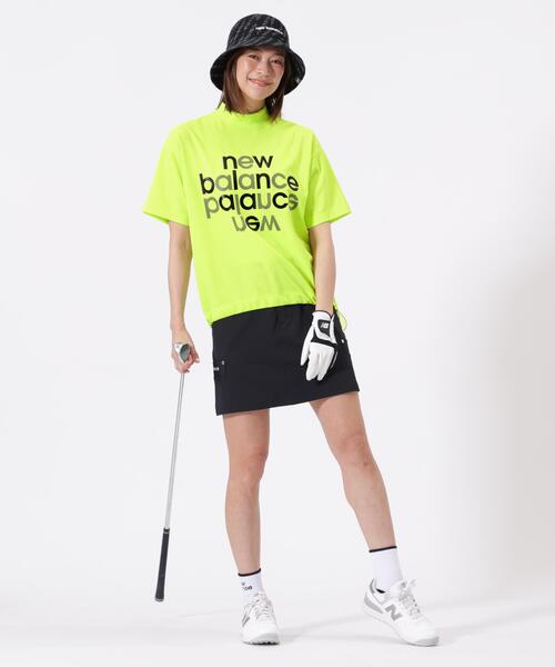 New Balance Golf(ニューバランスゴルフ)の「ハーフスリーブ モックネック プルオーバー (WOMENS)(Tシャツ/カットソー・レディース・イエロー系その他/ブラック/ホワイト・LARGE/MEDIUM/SMALL)」の14枚目の写真