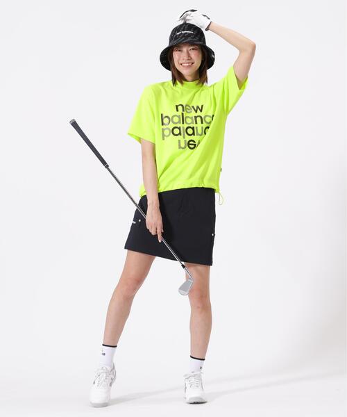 New Balance Golf(ニューバランスゴルフ)の「ハーフスリーブ モックネック プルオーバー (WOMENS)(Tシャツ/カットソー・レディース・イエロー系その他/ブラック/ホワイト・LARGE/MEDIUM/SMALL)」の15枚目の写真