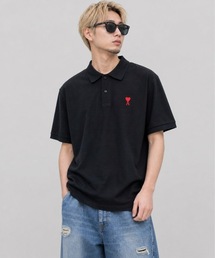 ONE DAY KMC （ワンデイケーエムシー）の「【AMI PARIS】アミ パリス Small Heart Polo Shirt ワンポイント ロゴ ポロシャツ / BFUPL001 760（ポロシャツ）」