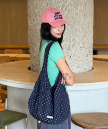[INT] Drop eco shoulder bag_Dot denim