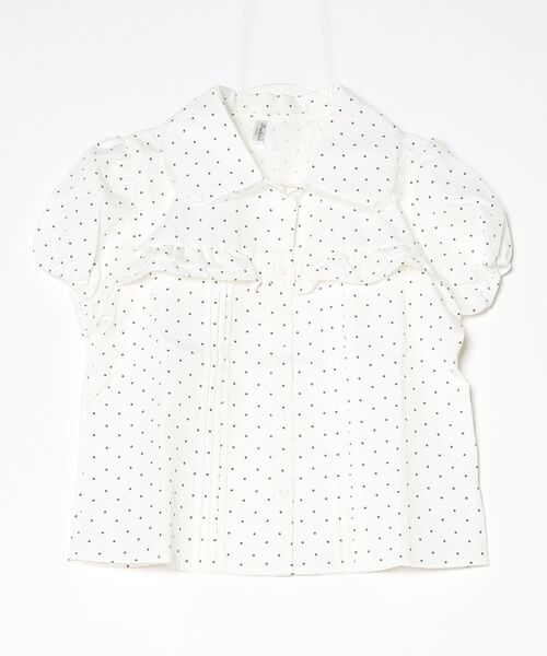 gossip！ロサンゼルス（ゴシップロサンゼルス）の「Y2Kガーリーフリルピンタックブラウス（Tシャツ/カットソー・レディース・ドット・M）」の11枚目の写真