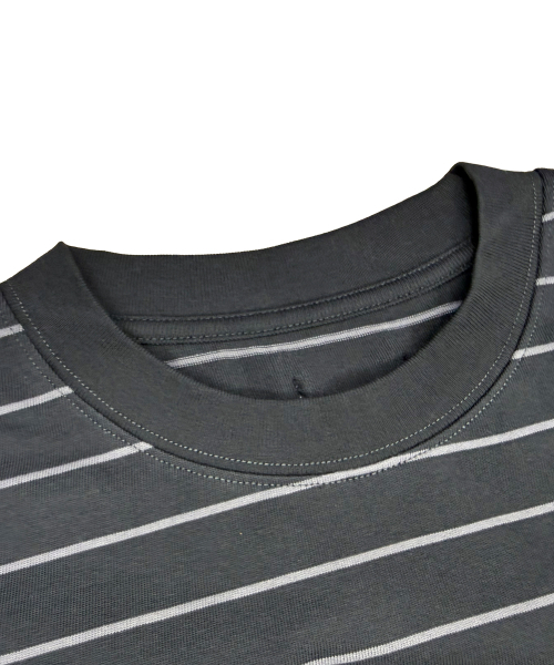 STIGMA(スティグマ)の「STRIPE LONG SLEEVES CHARCOAL(Tシャツ/カットソー・メンズ・その他・SMALL/MEDIUM/LARGE)」の3枚目の写真