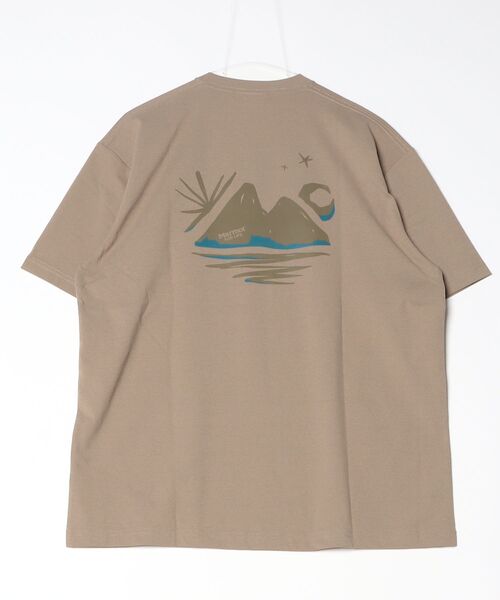 MARMOT(マーモット)の「マーモット Marmot Calm T-Shirts(Tシャツ/カットソー・メンズ・ホワイト/ブラック/ベージュ・M/L/LL)」の4枚目の写真