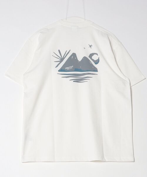 MARMOT(マーモット)の「マーモット Marmot Calm T-Shirts(Tシャツ/カットソー・メンズ・ホワイト/ブラック/ベージュ・M/L/LL)」の5枚目の写真