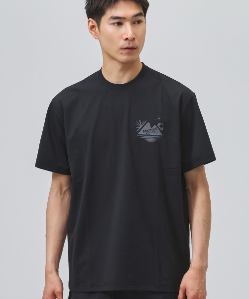 MARMOT(マーモット)の「マーモット Marmot Calm T-Shirts(Tシャツ/カットソー・メンズ・ホワイト/ブラック/ベージュ・M/L/LL)」の3枚目の写真