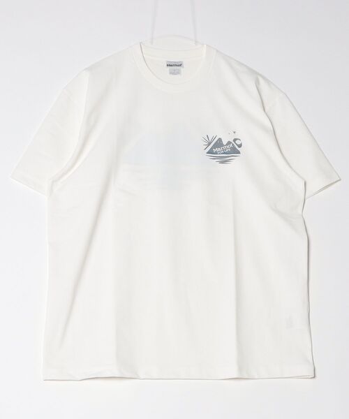 MARMOT(マーモット)の「マーモット Marmot Calm T-Shirts(Tシャツ/カットソー・メンズ・ホワイト/ブラック/ベージュ・M/L/LL)」の16枚目の写真