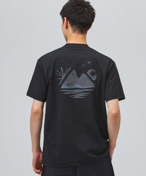 MARMOT(マーモット)の「マーモット Marmot Calm T-Shirts(Tシャツ/カットソー・メンズ・ホワイト/ブラック/ベージュ・M/L/LL)」の14枚目の写真