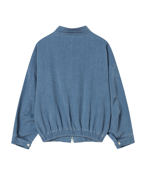 Beyond Closet（-）の「[コレクションライン] イタリアンリネンブレンドライトブルゾンウォッシュドブルー（ブルゾン・メンズ・その他・MEDIUM/LARGE）」の8枚目の写真