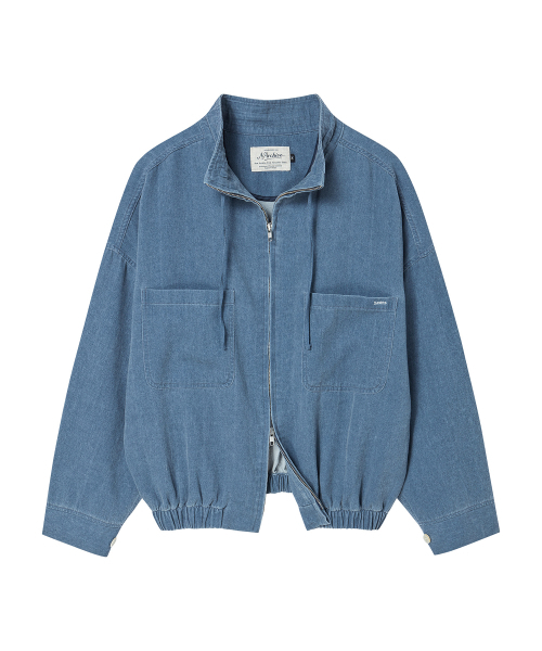 Beyond Closet（-）の「[コレクションライン] イタリアンリネンブレンドライトブルゾンウォッシュドブルー（ブルゾン・メンズ・その他・MEDIUM/LARGE）」の9枚目の写真