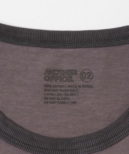 ANOTHER OFFICE（アナザー オフィス）の「ANOTHER OFFICE　Homeboy Garment Ringer Tee（Tシャツ/カットソー・メンズ・ベージュ/グレー系その他・3/2）」の4枚目の写真