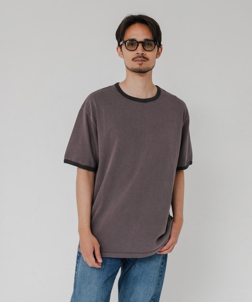 ANOTHER OFFICE（アナザー オフィス）の「ANOTHER OFFICE　Homeboy Garment Ringer Tee（Tシャツ/カットソー・メンズ・ベージュ/グレー系その他・3/2）」の6枚目の写真