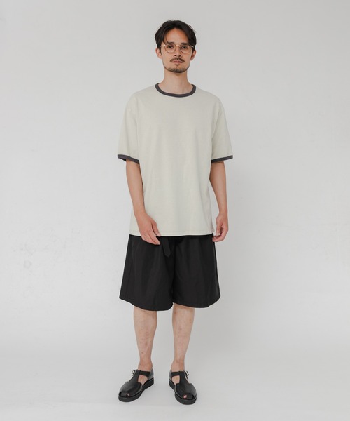 ANOTHER OFFICE（アナザー オフィス）の「ANOTHER OFFICE　Homeboy Garment Ringer Tee（Tシャツ/カットソー・メンズ・ベージュ/グレー系その他・3/2）」の12枚目の写真