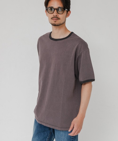 ANOTHER OFFICE（アナザー オフィス）の「ANOTHER OFFICE　Homeboy Garment Ringer Tee（Tシャツ/カットソー・メンズ・ベージュ/グレー系その他・3/2）」の17枚目の写真