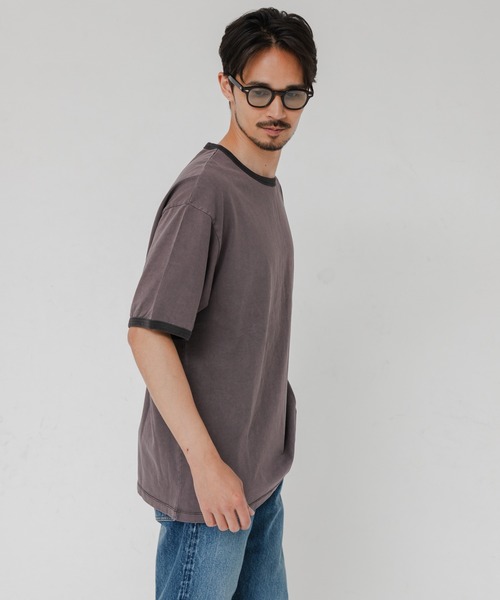 ANOTHER OFFICE（アナザー オフィス）の「ANOTHER OFFICE　Homeboy Garment Ringer Tee（Tシャツ/カットソー・メンズ・ベージュ/グレー系その他・3/2）」の19枚目の写真