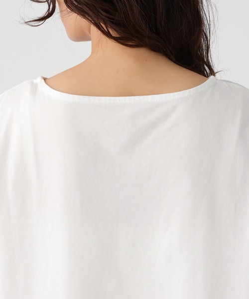 Elura(エルーラ)の「ノースリーブ裾レースプルオーバー/864799(Tシャツ/カットソー・レディース・チャコールグレー/ホワイト/ブラック・FREE)」の10枚目の写真