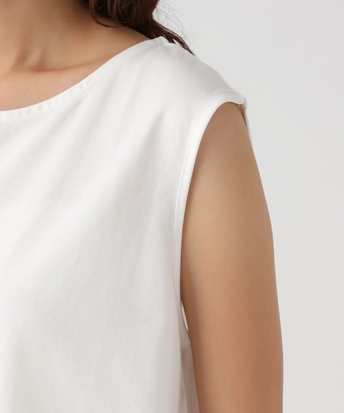Elura(エルーラ)の「ノースリーブ裾レースプルオーバー/864799(Tシャツ/カットソー・レディース・チャコールグレー/ホワイト/ブラック・FREE)」の11枚目の写真