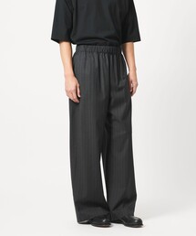 <LOEFF>トロピカルウール ハーレムパンツ ピンストライプ MENS