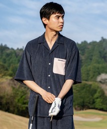 【美品】IRISHMAN ネイビー シャツ S IRISHMAN｜アイリッシュマンのシャツ/ブラウス（ブルー・ネイビー/青色