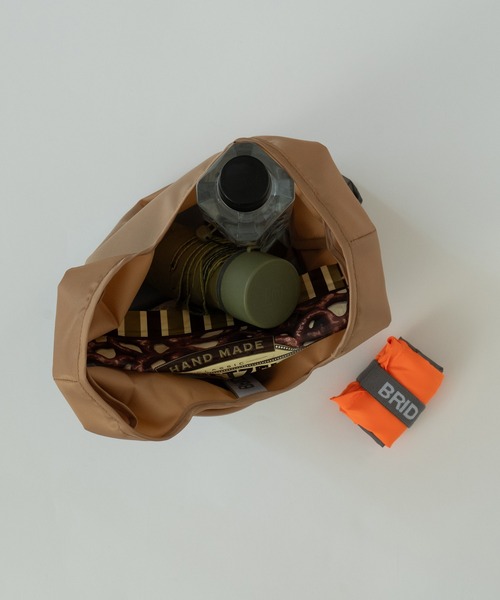 BRID(ブリッド)の「ブリッド リフレクト ショッピング baggu BRID REFLECT SHOPPING BAG M size(エコバッグ/サブバッグ・レディース・ライトグレー/ライトベージュ/オレンジ/ピンク/イエロー・FREE)」の6枚目の写真