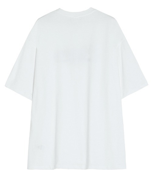 NOWLE(ノウル)の「【NOWLE】スクリプトロゴ プリント 半袖 Tシャツ / ベースボール風デザイン(Tシャツ/カットソー・メンズ・ホワイト・LARGE/MEDIUM/X-LARGE)」の18枚目の写真