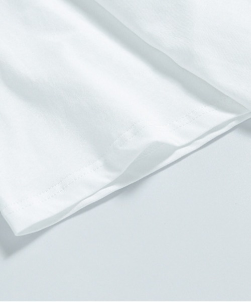 NOWLE(ノウル)の「【NOWLE】スクリプトロゴ プリント 半袖 Tシャツ / ベースボール風デザイン(Tシャツ/カットソー・メンズ・ホワイト・LARGE/MEDIUM/X-LARGE)」の20枚目の写真