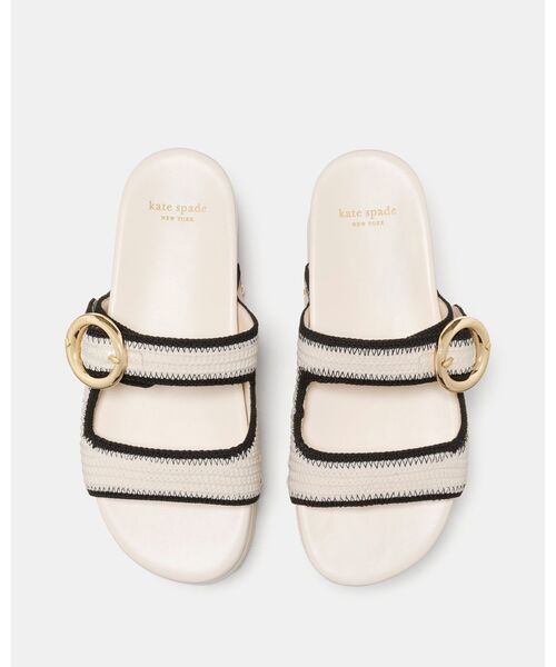 kate spade new york(ケイトスペード ニューヨーク)の「ヘイロー プラットフォーム フットベッド サンダル(サンダル・レディース・ベージュ・7/6)」の3枚目の写真