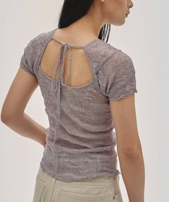 セール】2way Sheer Knittops（Tシャツ/カットソー）｜TODAYFUL