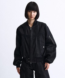 PHILTHEORY(�t�B���Z�I���[)��Weathered coating denim MA-1 / �E�F�U�[�h�R�[�e�B���O�f�j��MA-1(MA-1)
