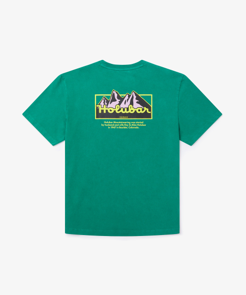 HOLUBAR（ホルバー）の「Mountain Graphic T-shirt Green（Tシャツ/カットソー・メンズ・その他・MEDIUM/LARGE/X-LARGE）」の2枚目の写真