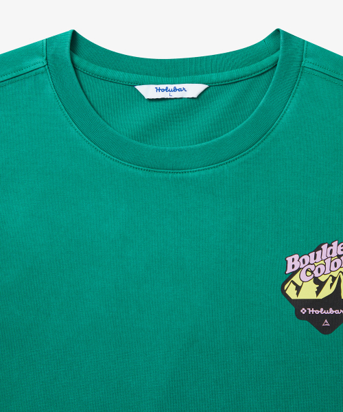 HOLUBAR（ホルバー）の「Mountain Graphic T-shirt Green（Tシャツ/カットソー・メンズ・その他・MEDIUM/LARGE/X-LARGE）」の3枚目の写真