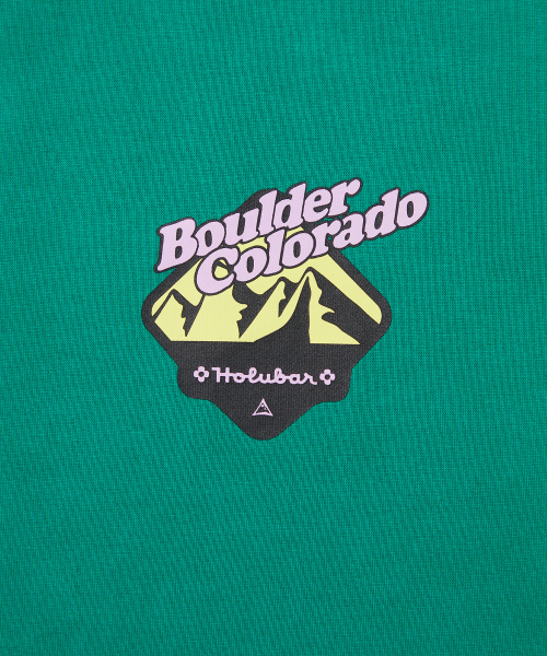 HOLUBAR（ホルバー）の「Mountain Graphic T-shirt Green（Tシャツ/カットソー・メンズ・その他・MEDIUM/LARGE/X-LARGE）」の4枚目の写真