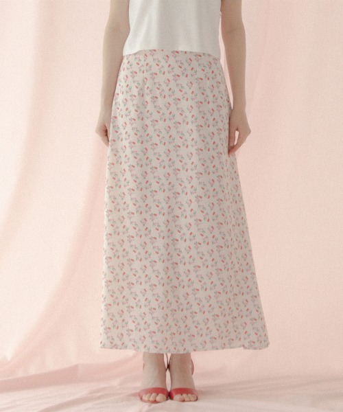 Cath Kidston（キャスキッドソン）の「ナロースカート Floating Cherry（スカート・レディース・アイボリー・M/S）」の17枚目の写真
