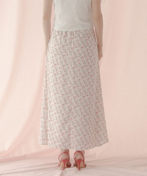 Cath Kidston（キャスキッドソン）の「ナロースカート Floating Cherry（スカート・レディース・アイボリー・M/S）」の19枚目の写真