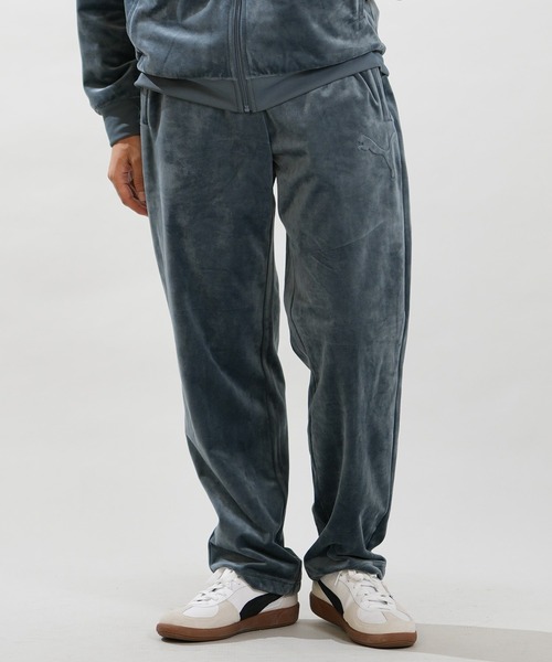 PUMA(プーマ)の「PUMA/プーマ ベロア トラックパンツ 696194(その他パンツ・メンズ・ブルーグレー/ブラック・L/M/XL)」の9枚目の写真