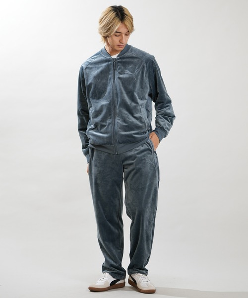 PUMA(プーマ)の「PUMA/プーマ ベロア トラックパンツ 696194(その他パンツ・メンズ・ブルーグレー/ブラック・L/M/XL)」の11枚目の写真