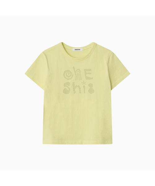 OHESHIO(オヘシオ)の「ART LOGO T-SHIRT, LEMON(Tシャツ/カットソー・レディース・その他・FREE)」の1枚目の写真