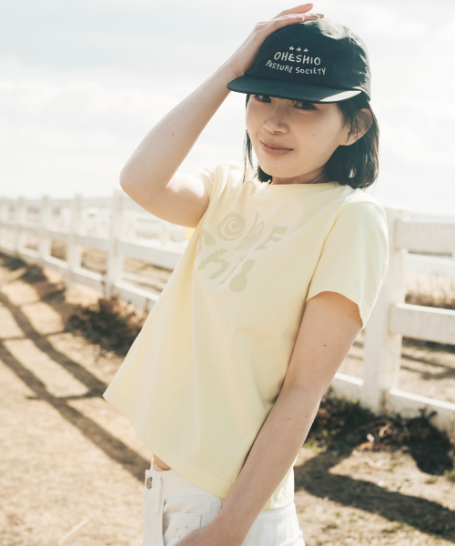 OHESHIO(オヘシオ)の「ART LOGO T-SHIRT, LEMON(Tシャツ/カットソー・レディース・その他・FREE)」の2枚目の写真