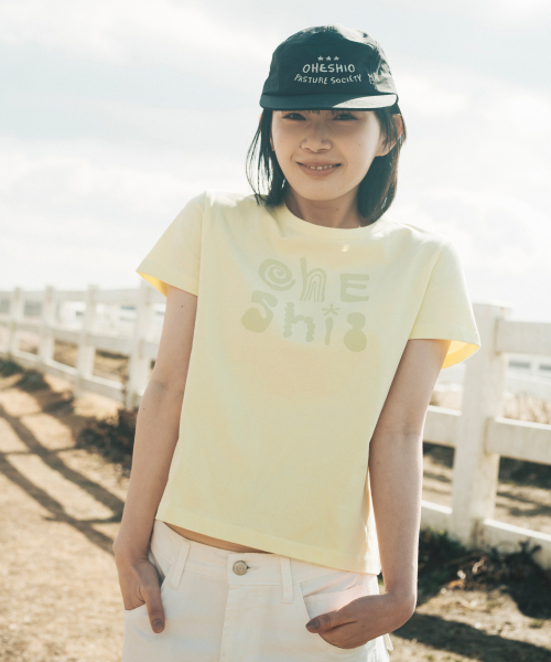 OHESHIO(オヘシオ)の「ART LOGO T-SHIRT, LEMON(Tシャツ/カットソー・レディース・その他・FREE)」の3枚目の写真
