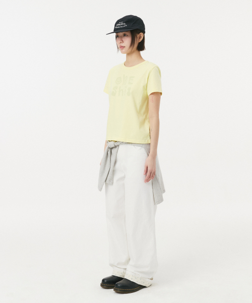 OHESHIO(オヘシオ)の「ART LOGO T-SHIRT, LEMON(Tシャツ/カットソー・レディース・その他・FREE)」の5枚目の写真
