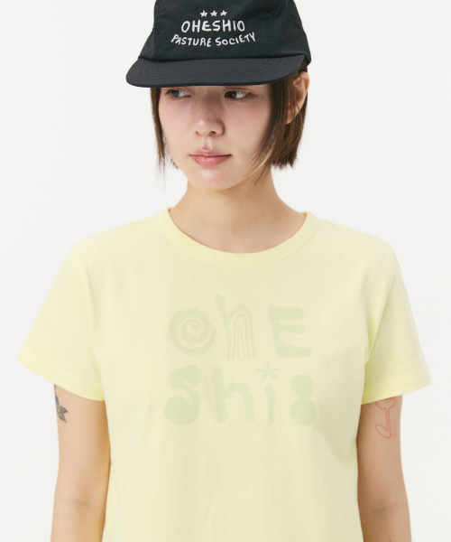 OHESHIO(オヘシオ)の「ART LOGO T-SHIRT, LEMON(Tシャツ/カットソー・レディース・その他・FREE)」の7枚目の写真