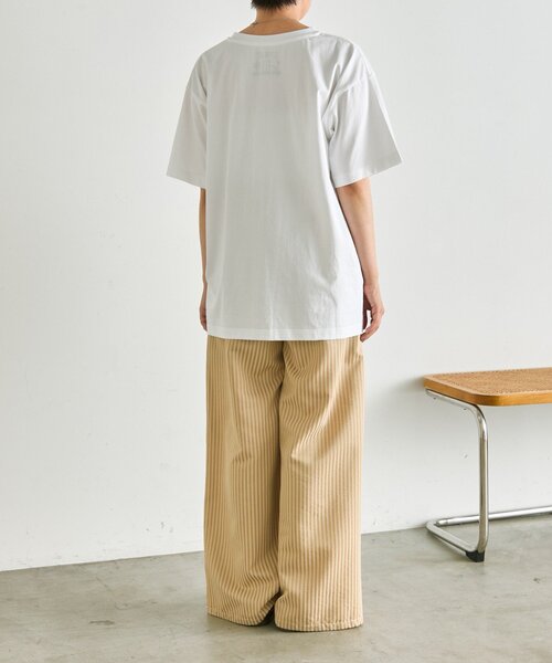ear PAPILLONNER(イアパピヨネ)の「【PEZ(ペッツ)×ear】Tシャツ《UVカット/吸水速乾/接触冷感あり》(Tシャツ/カットソー・レディース・ホワイト/ブラック・FREE)」の4枚目の写真