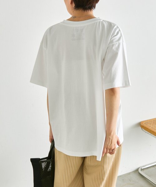 ear PAPILLONNER(イアパピヨネ)の「【PEZ(ペッツ)×ear】Tシャツ《UVカット/吸水速乾/接触冷感あり》(Tシャツ/カットソー・レディース・ホワイト/ブラック・FREE)」の10枚目の写真