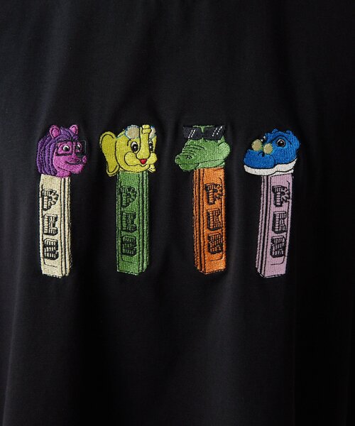 ear PAPILLONNER(イアパピヨネ)の「【PEZ(ペッツ)×ear】Tシャツ《UVカット/吸水速乾/接触冷感あり》(Tシャツ/カットソー・レディース・ホワイト/ブラック・FREE)」の15枚目の写真
