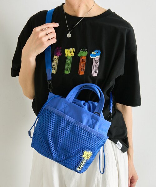ear PAPILLONNER(イアパピヨネ)の「【PEZ(ペッツ)×ear】Tシャツ《UVカット/吸水速乾/接触冷感あり》(Tシャツ/カットソー・レディース・ホワイト/ブラック・FREE)」の18枚目の写真