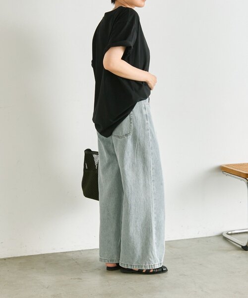 ear PAPILLONNER(イアパピヨネ)の「【PEZ(ペッツ)×ear】Tシャツ《UVカット/吸水速乾/接触冷感あり》(Tシャツ/カットソー・レディース・ホワイト/ブラック・FREE)」の20枚目の写真