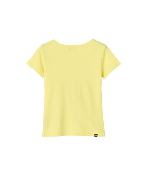 HYSTERIC GLAMOUR(ヒステリックグラマー)の「LEISURE WOMAN チビTシャツ(Tシャツ/カットソー・レディース・ホワイト/ブラック/イエロー・FREE)」の5枚目の写真