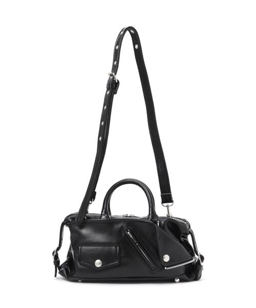 beautiful people(ビューティフルピープル)の「beautiful people/ビューティフルピープル/excerption riders boston bag(ボストンバッグ・レディース・ブラック・F)」の4枚目の写真